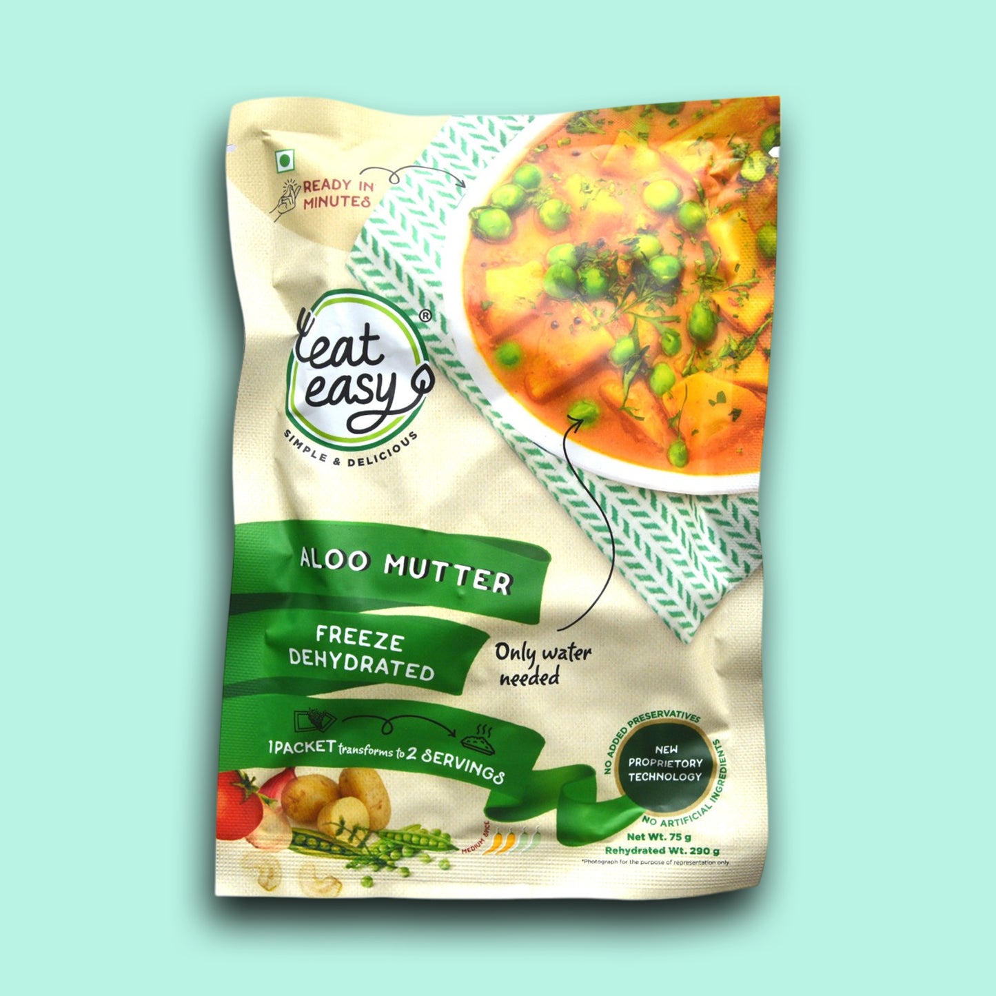 EAT EASY ALOO MUTTER