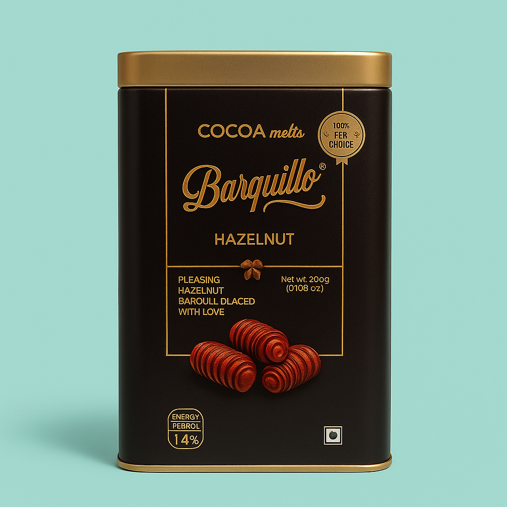 BARQUILLO HAZELNUT TIN