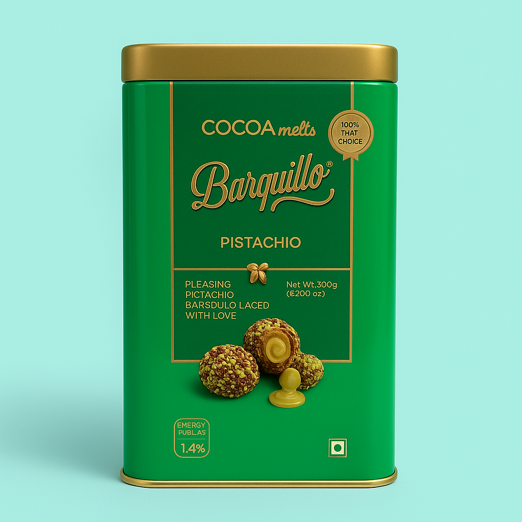 BARQUILLO PISTACHIO TIN
