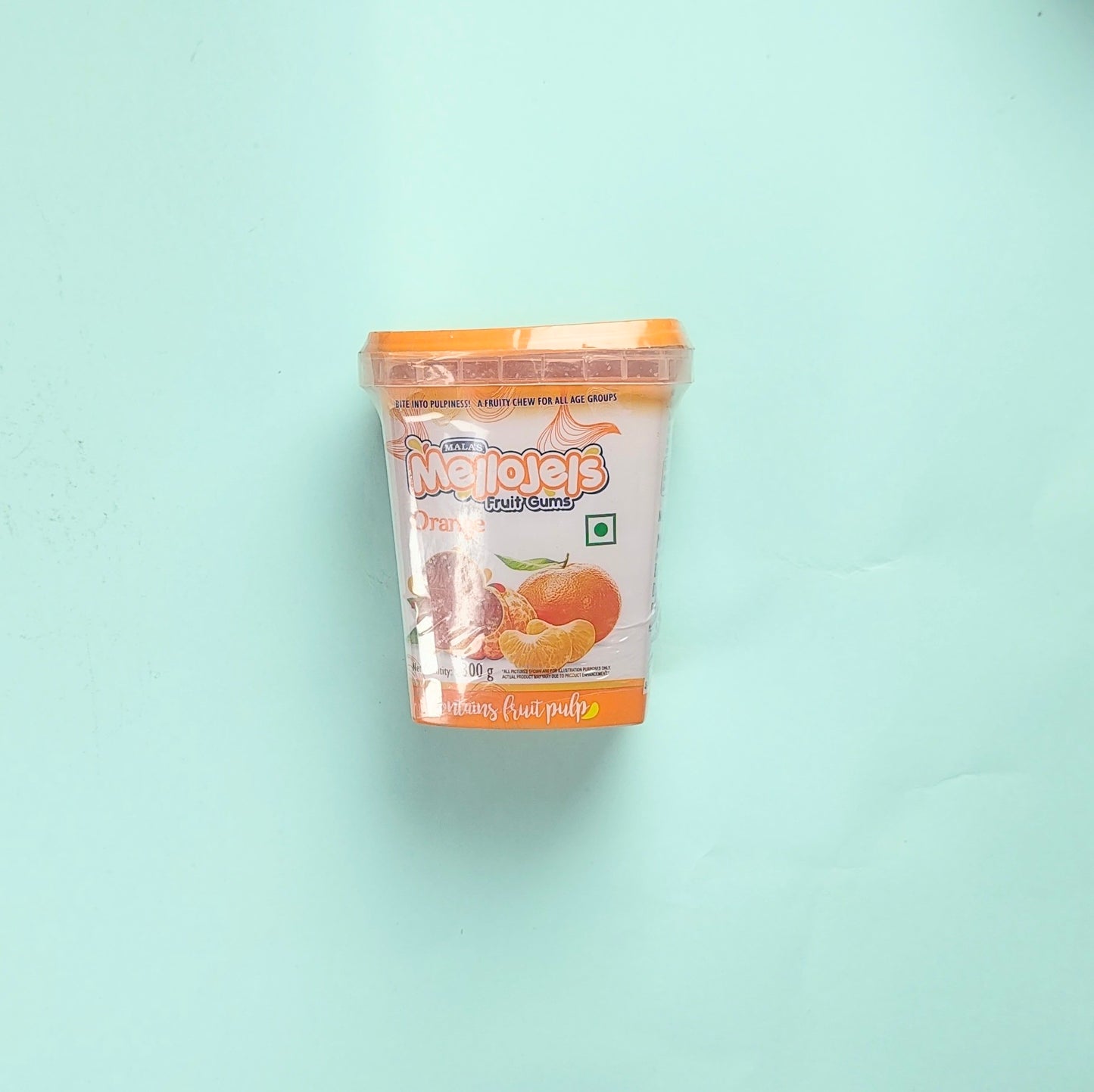 MELLOJELS FRUIT GUMS ORANGE