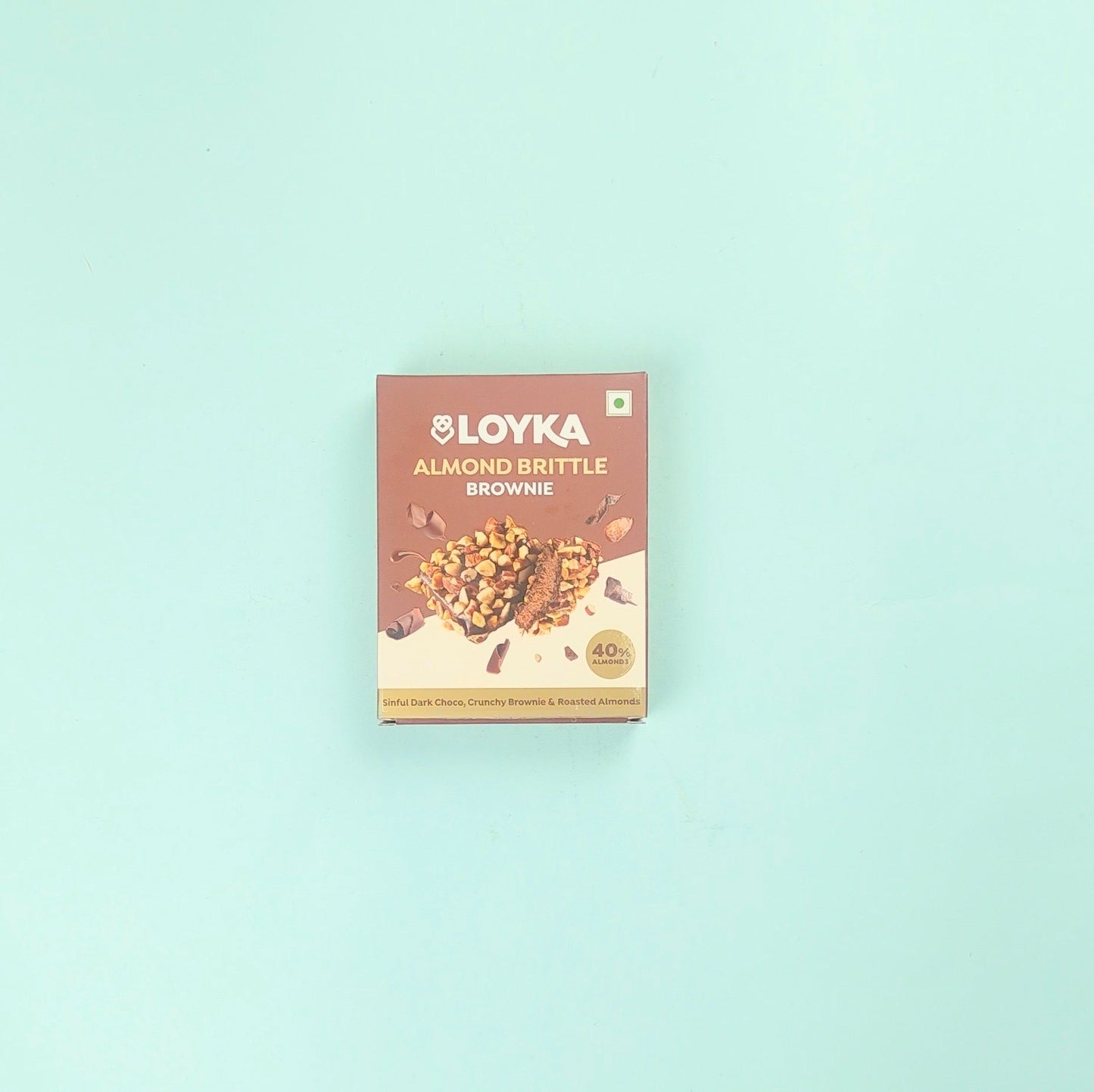 LOYKA ALMOND BRITTLE BROWNIE 1 pc