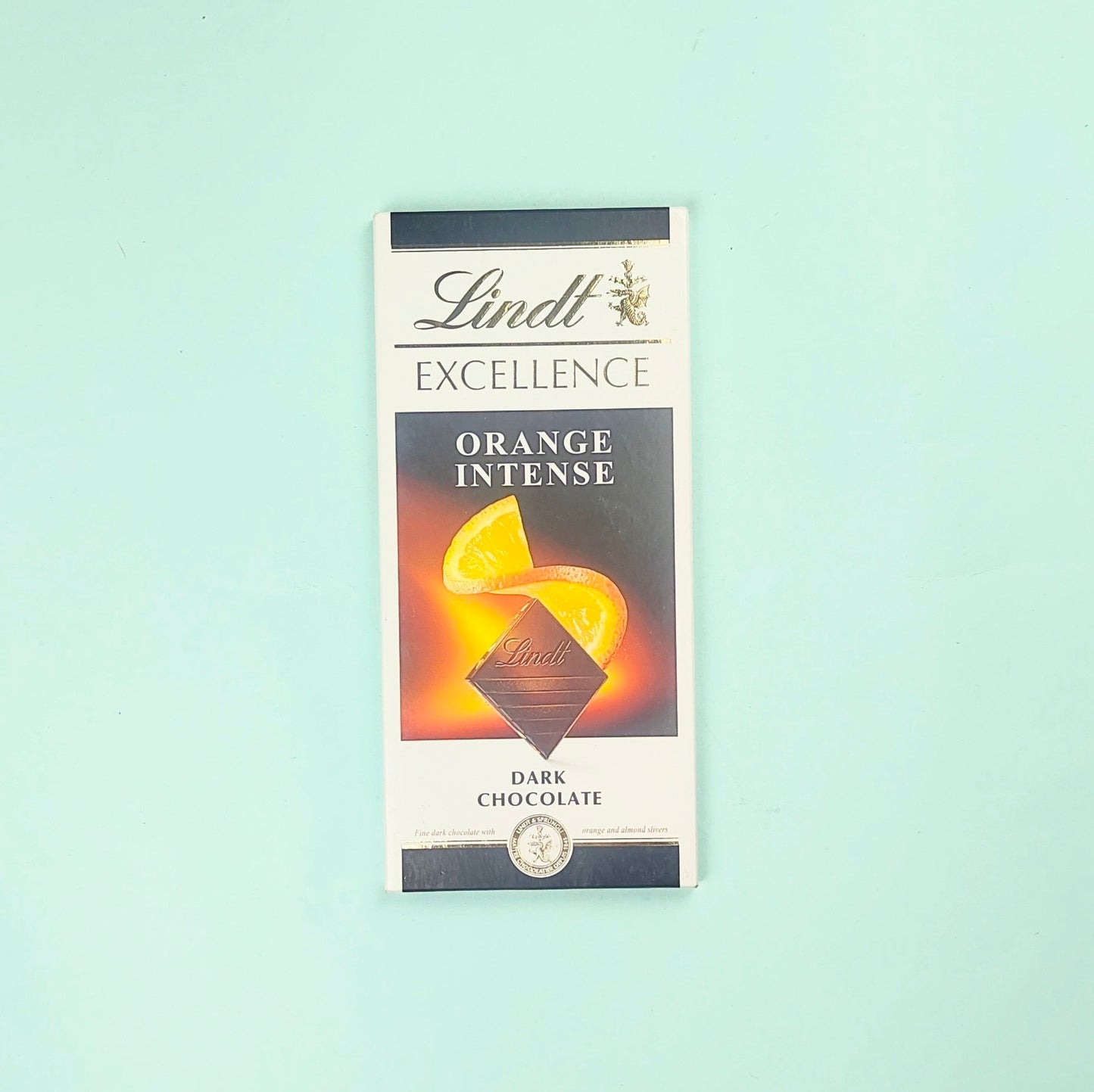 LINDT ORANGE INTENSE DARK CHOCOLATE BAR