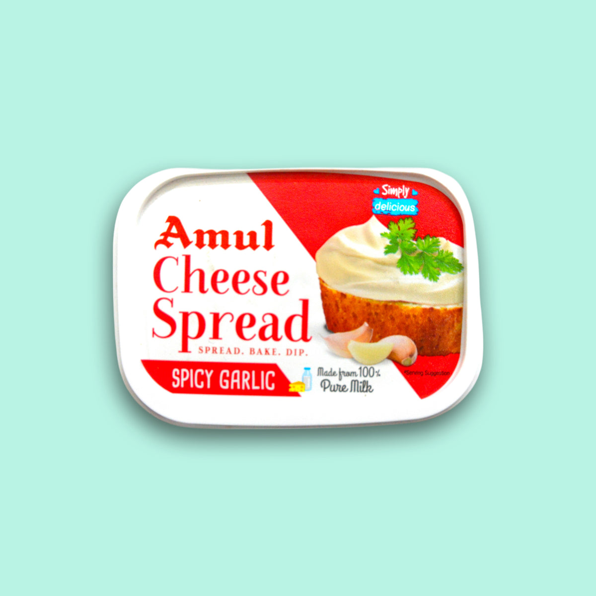 AMUL CHEESE SPREAD SPICY GARLIC – RAJESHWARI