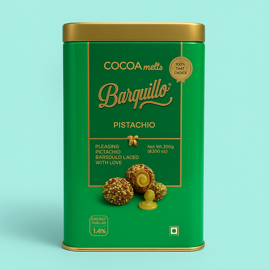 BARQUILLO PISTACHIO TIN