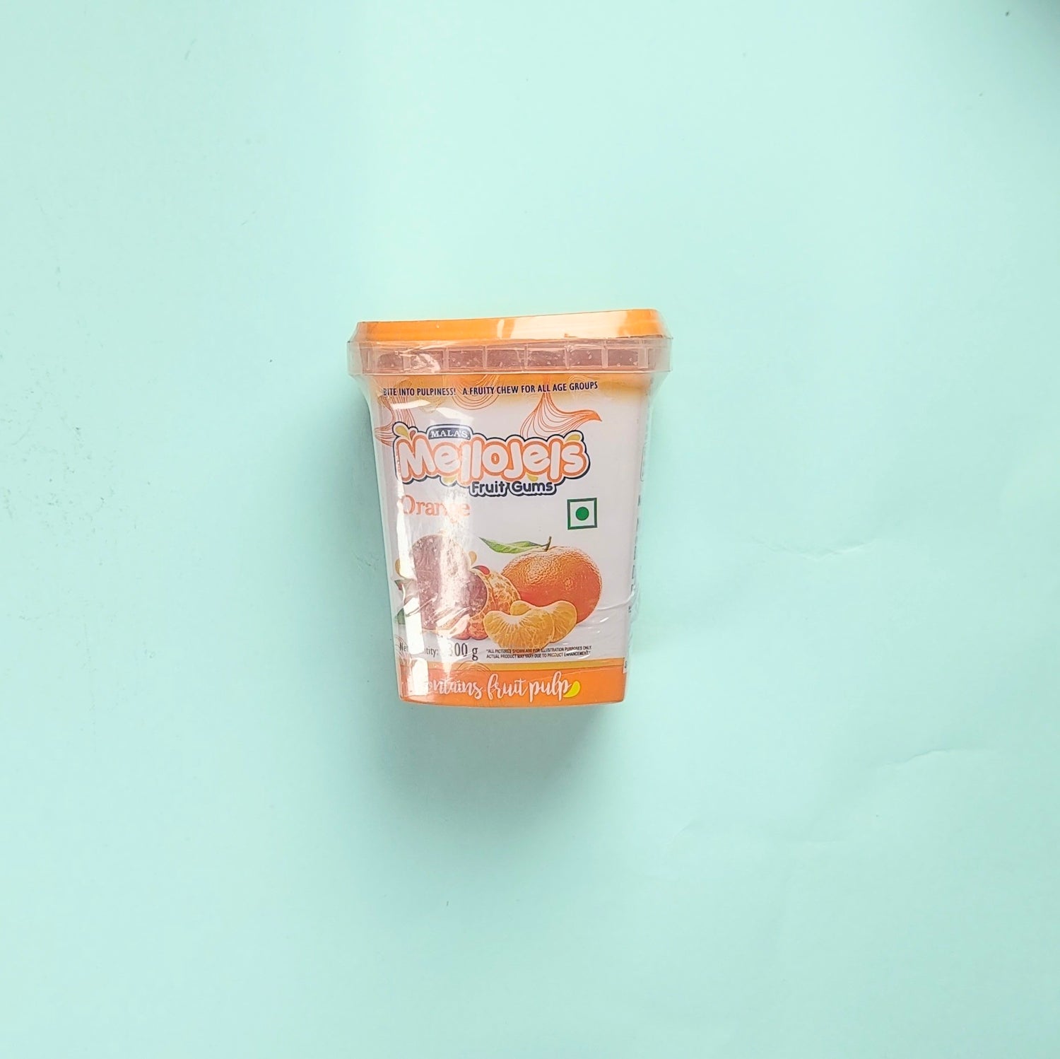 MELLOJELS FRUIT GUMS ORANGE