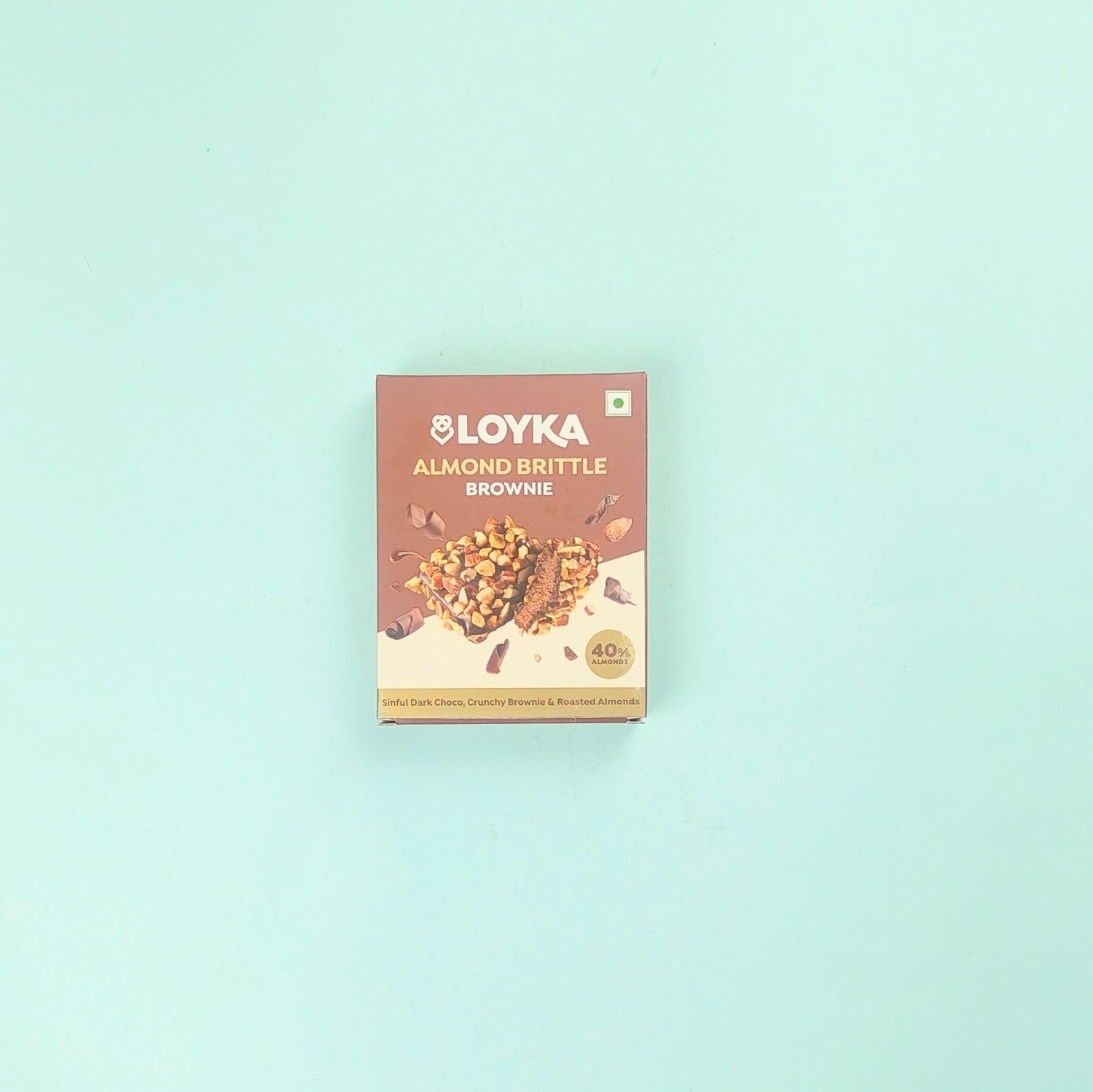 LOYKA ALMOND BRITTLE BROWNIE 1 pc