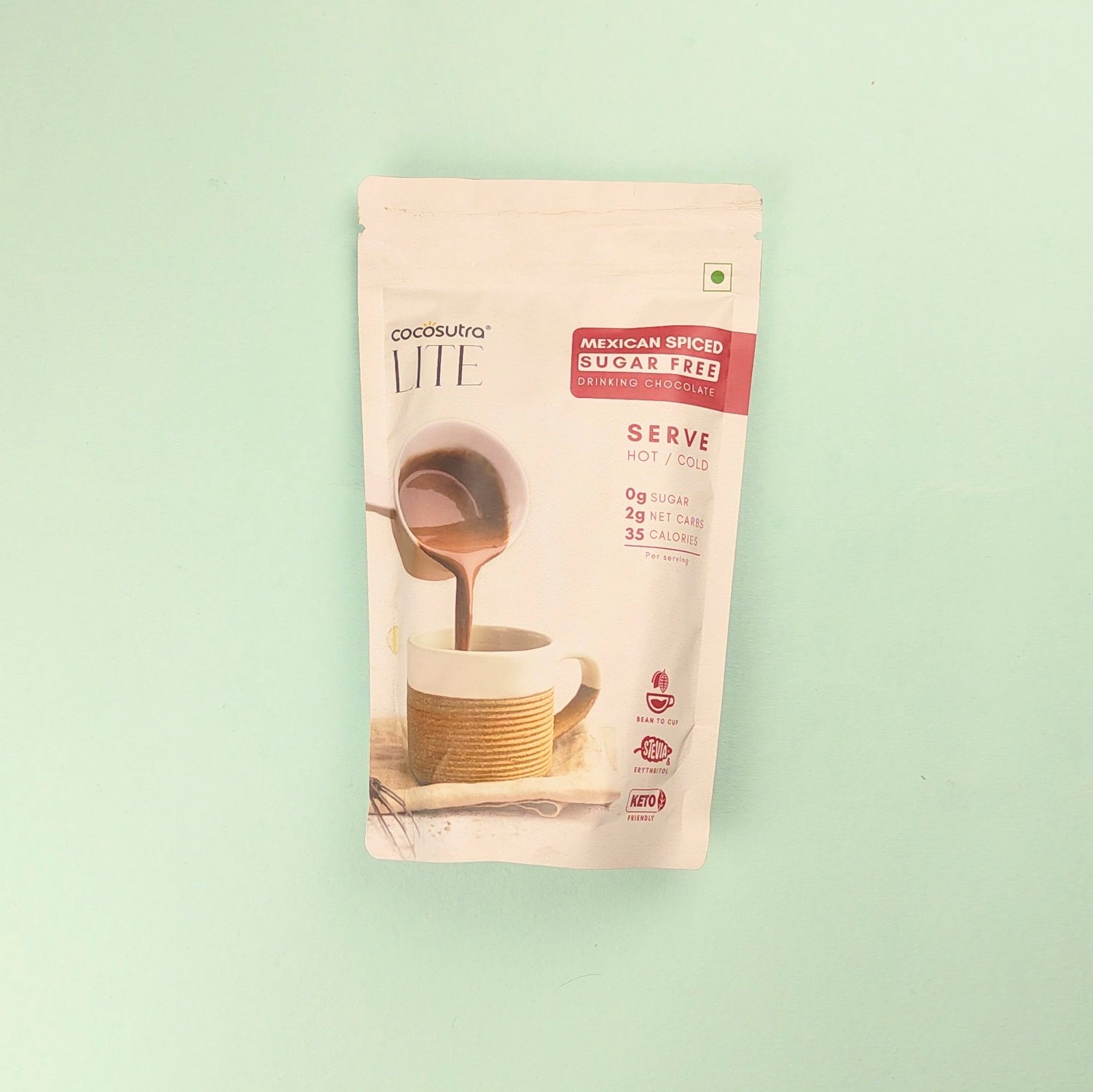 COCOSUTRA LITE MEXICAN SPICED SUGAR FREE DRINKING CHOCOLATE