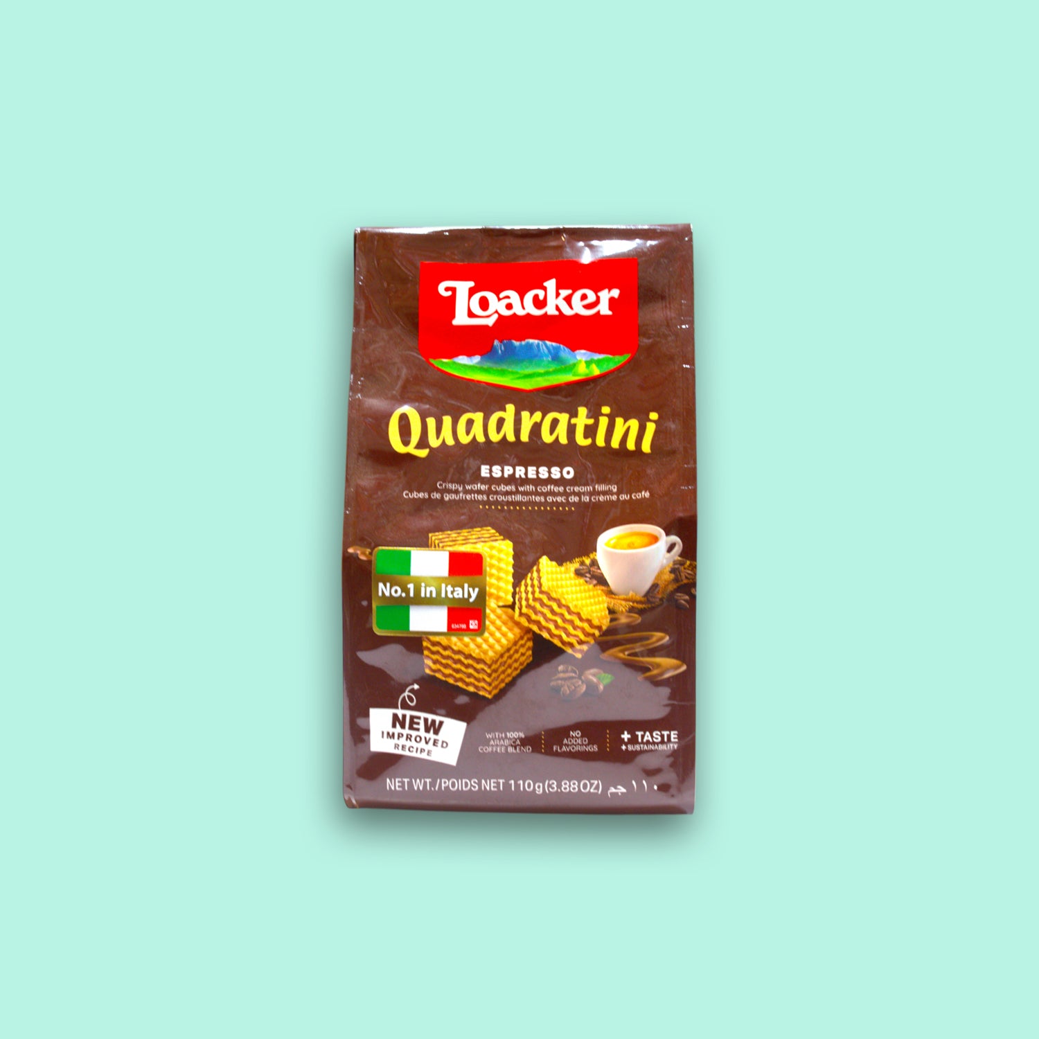 LOACKER QUADRATININ ESPRESSO SMALL