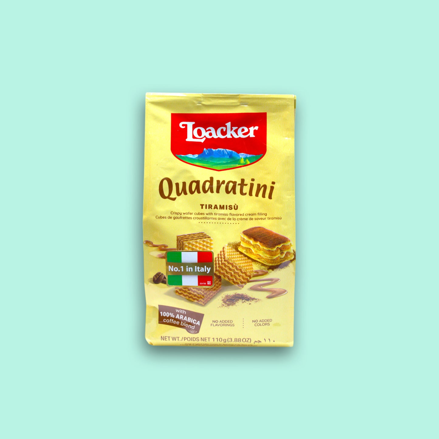 LOACKER QUADRATININ TIRAMISU SMALL