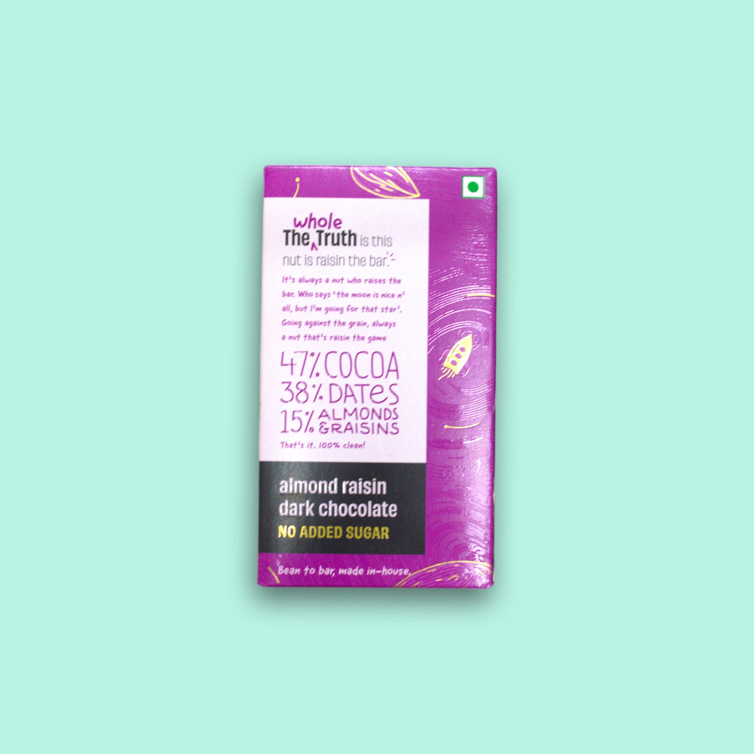 WHOLE TRUTH ALMOND RAISIN DARK CHOCOLATE