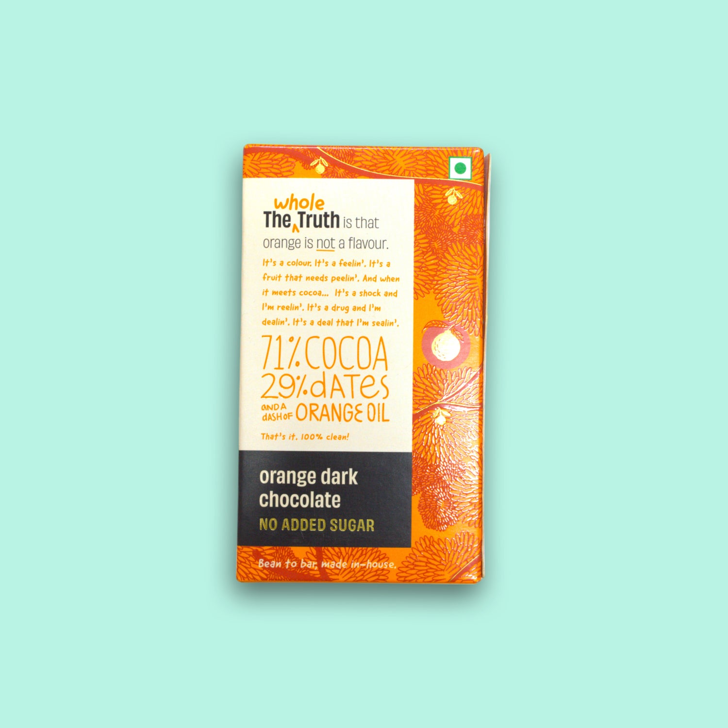 WHOLE TRUTH ORANGE DARK CHOCOLATE
